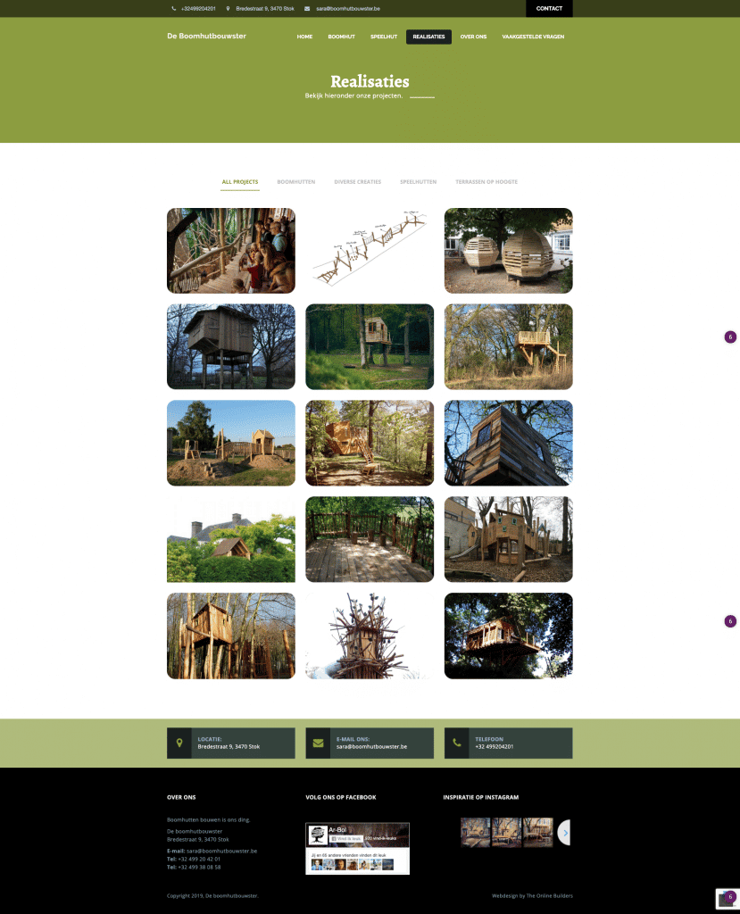Website laten maken schrijnwerker