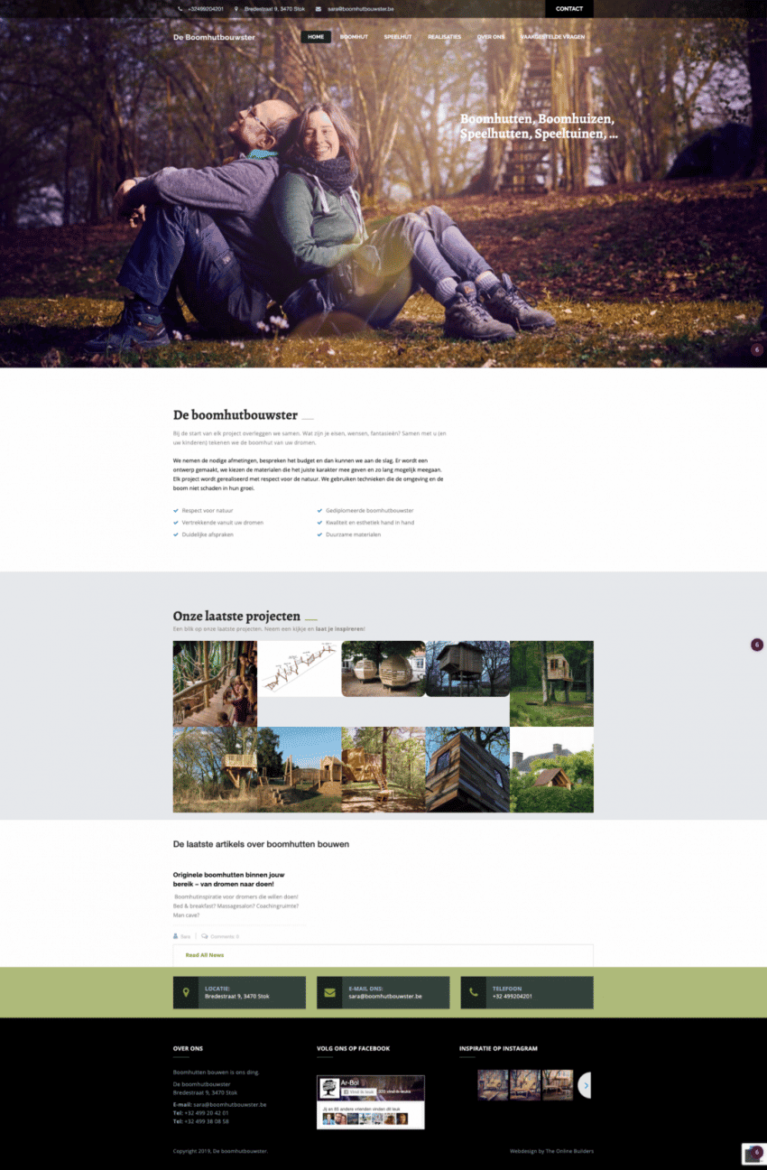 Website laten maken timmerman schrijnwerker