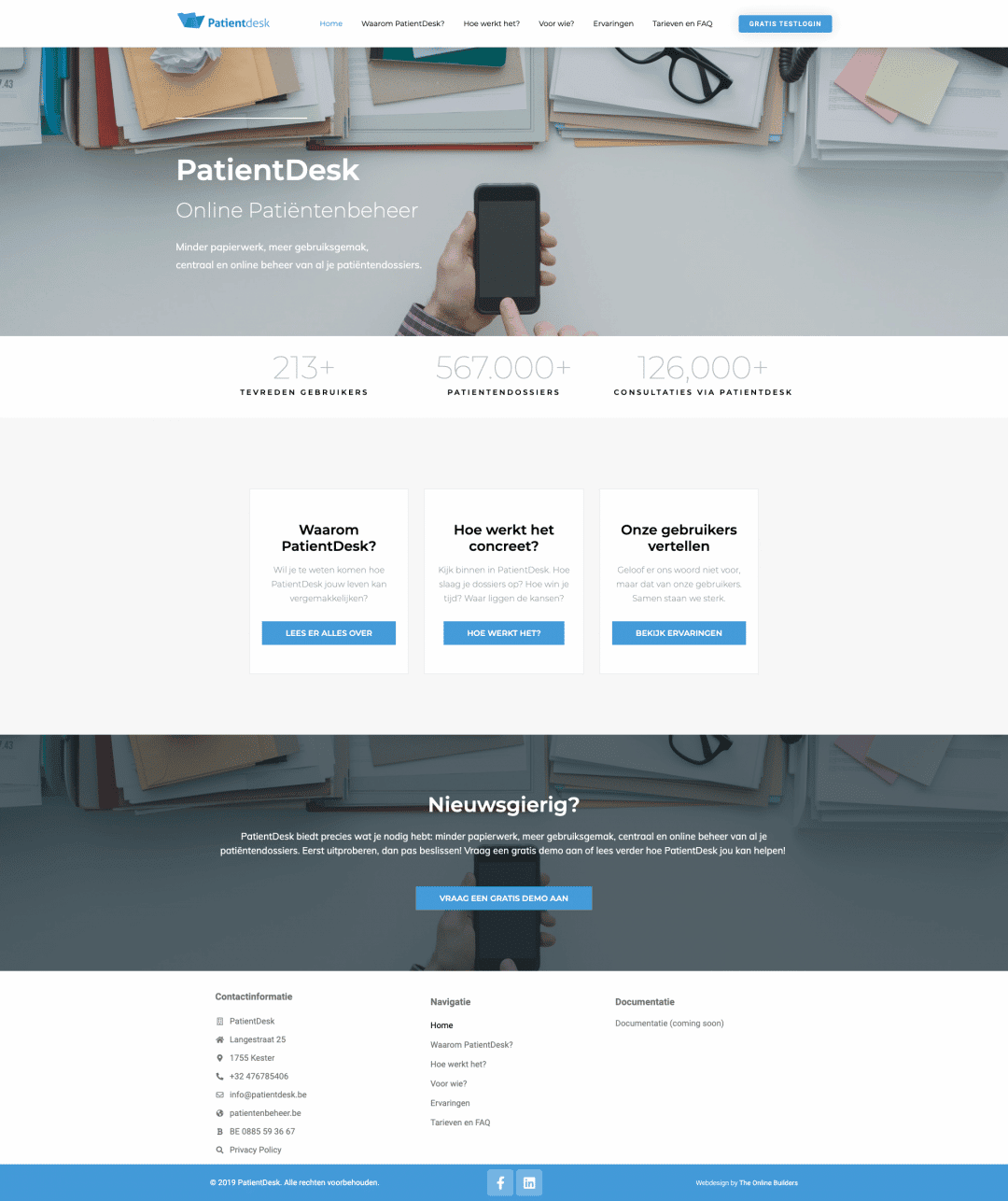 applicatie nieuwe website laten maken