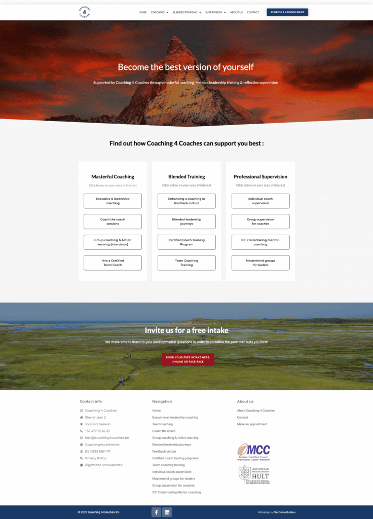 coachpraktijk website laten maken