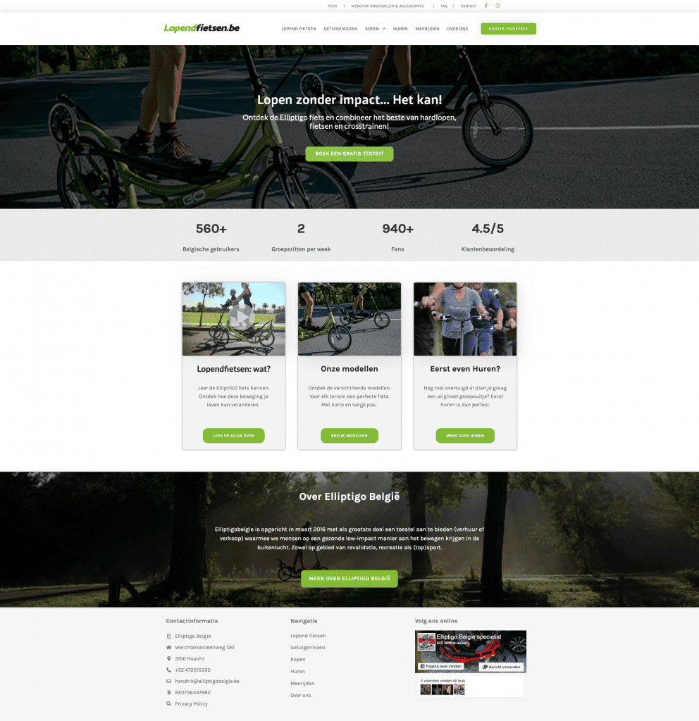 fietswebsite laten maken webdesign