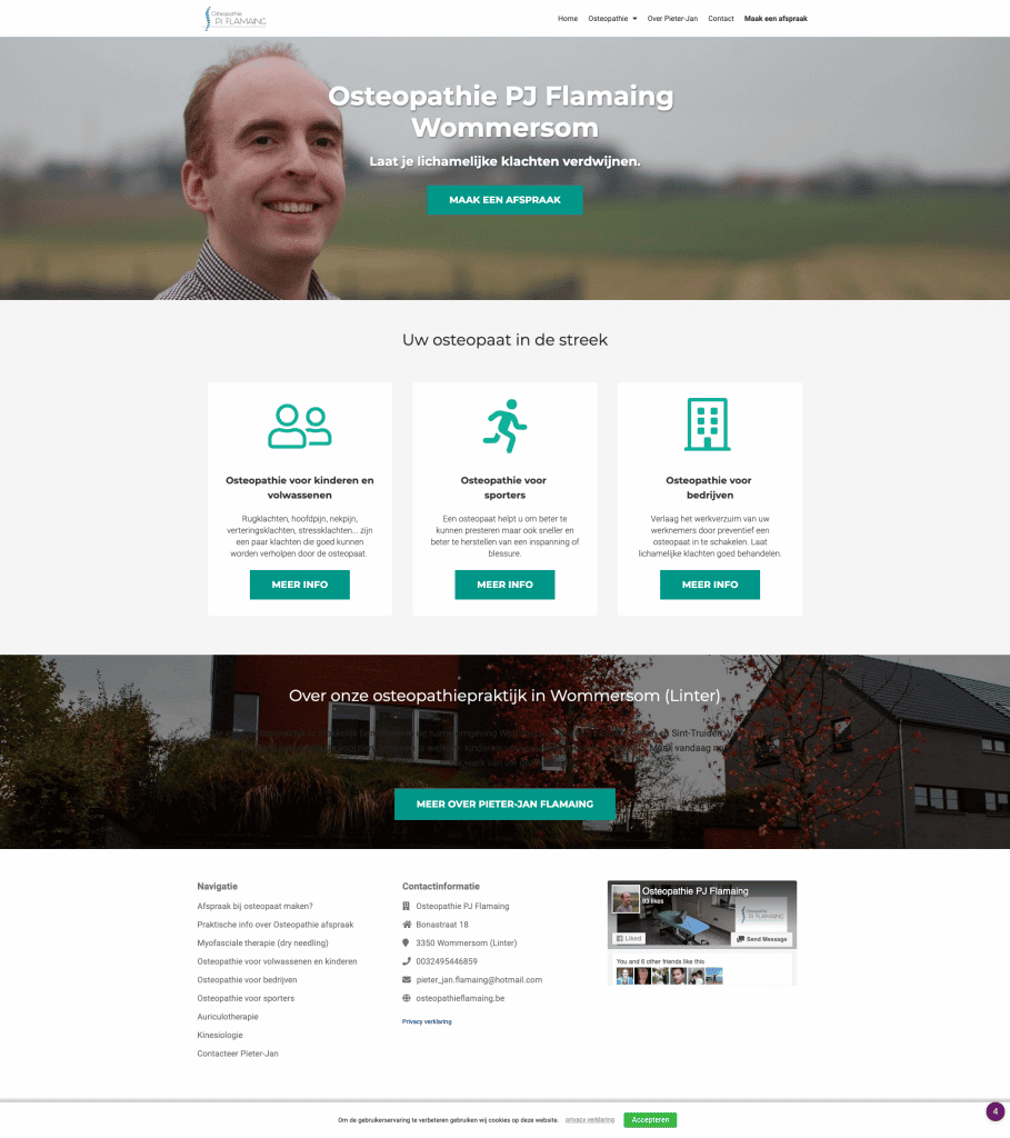 website laten maken osteopaat